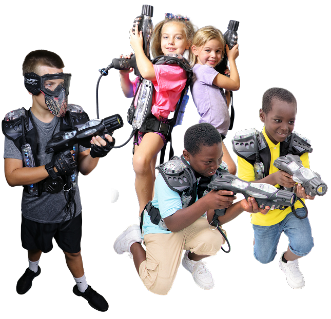 Laser Game Action groupe enfants